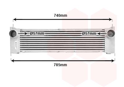 VAN WEZEL Интеркулер 30004371